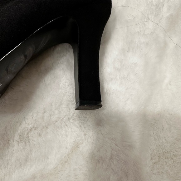 Enzo Angiolini Black Heeled Boots - Picture 6 of 9